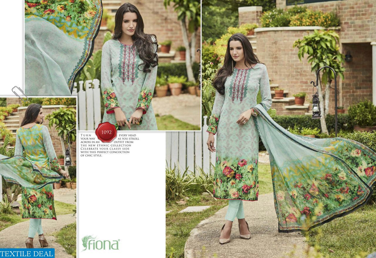 Fiona mehezabeen vol-5 Wholesale Straight Ethnic Suits
